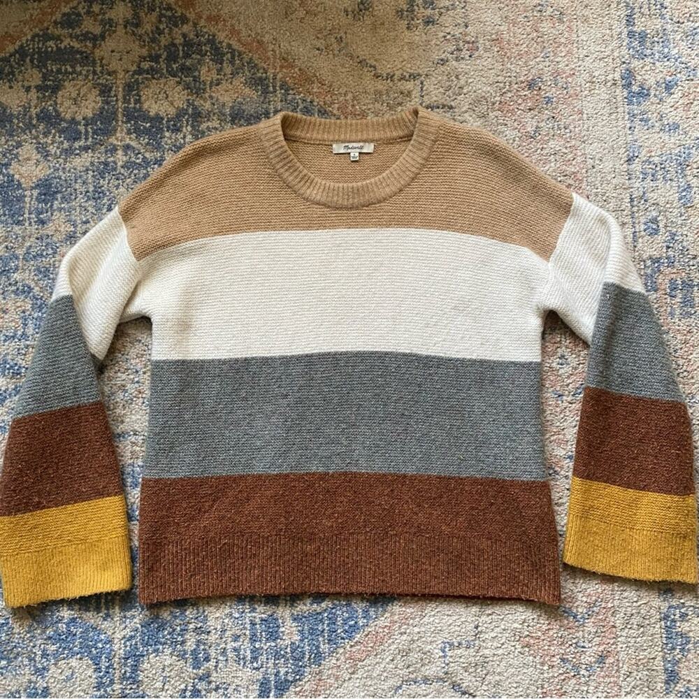 Madewell Andria Block Striped Sweater